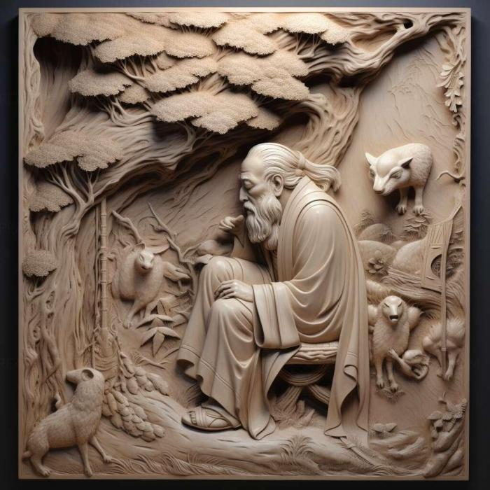 نموذج ثلاثي الأبعاد لآلة CNC 3D Art 